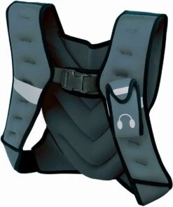 Tunturi Gewichstvest - Gewichtvest - Weight Vest - Gewichtsvest Hardlopen - Verstelbaar - 5kg - Grijs -FitForce Outlet Winkel 1003x1200