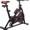 Trend24 Hometrainer - Hometrainer Fiets - Spinningfiets - Spinning - Max 120 KG - Zwart