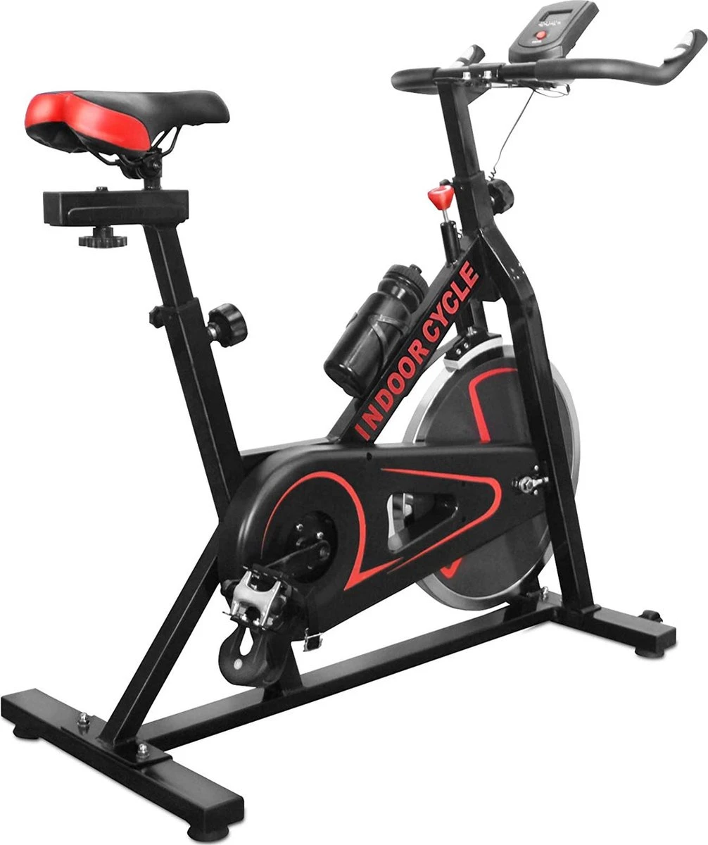 Trend24 Hometrainer - Hometrainer Fiets - Spinningfiets - Spinning - Max 120 KG - Zwart 1 Trend24 Hometrainer - Hometrainer Fiets - Spinningfiets - Spinning - Max 120 KG - Zwart