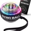 U-Fit One PowerBall Met Led Verlichting & Autostart - Forceball - WristBall - Spinner - Handtrainer - Polstrainer - Stressbal - Zwart