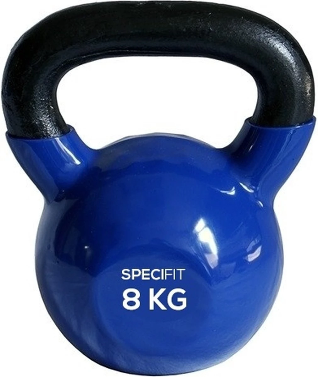 Specifit Kettlebell 8 Kg Gietijzer / Vinyl Coating 1 Specifit Kettlebell 8 Kg Gietijzer / Vinyl Coating