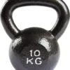 VirtuFit Gietijzeren Kettlebell Pro - Gewichten - 10 Kg - Zwart - Kettle Bell