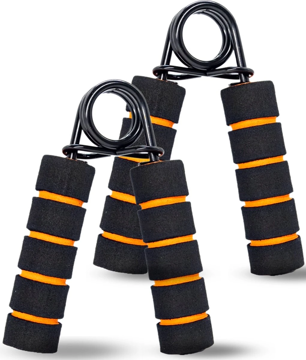 U Fit One 2 Stuks Handtrainer Set - 25kg Weerstand - Handknijper - Knijphalter- Onderarm Trainer Fitness - Grip - Grijper - Hand Trainer - Grip Trainer - RSI - Pols 1 U Fit One 2 Stuks Handtrainer Set - 25kg Weerstand - Handknijper - Knijphalter- Onderarm Trainer Fitness - Grip - Grijper - Hand Trainer - Grip Trainer - RSI - Pols
