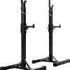 TecTake - Haltersteunen Voor Lange Halters - Hoogte Verstelbaar - Zwart - 402147