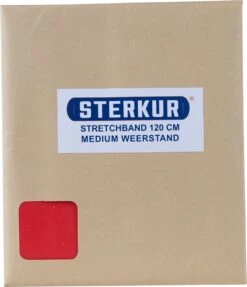 Sterkur® Weerstandsband Medium Weerstand Rood - Resistance Band - Stretchband – Fitness Elastiek – Workout Band – Home Workout – Weerstandband – Resistance Band - Voor Hele Lichaam -FitForce Outlet Winkel 1034x1200