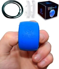 Blue Lion Kaaktrainer - Kaaklijn Trainer - Kaak Trainer Met Opbergdoos En Ketting - 2 Extra Bijtstrips - Jawline Trainer