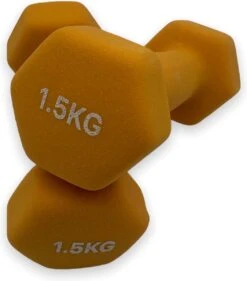 Dumbell Set 1.5 Kg - Fitness - Gewicht - Set - 1.5 Kg - 2 X 1.5kg - Oranje - Gewichtjes 1,5 Kg -FitForce Outlet Winkel 1055x1200