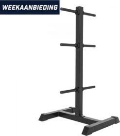 Gorilla Sports Schijvenstandaard Zwart 30/31 Mm - Gewichten Rek - Halterrek -FitForce Outlet Winkel 1064x1200 1