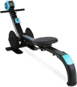 CAPITAL SPORTS Stringmaster Roeiapparaat 100 Kg Inklapbaar Zwart/blauw