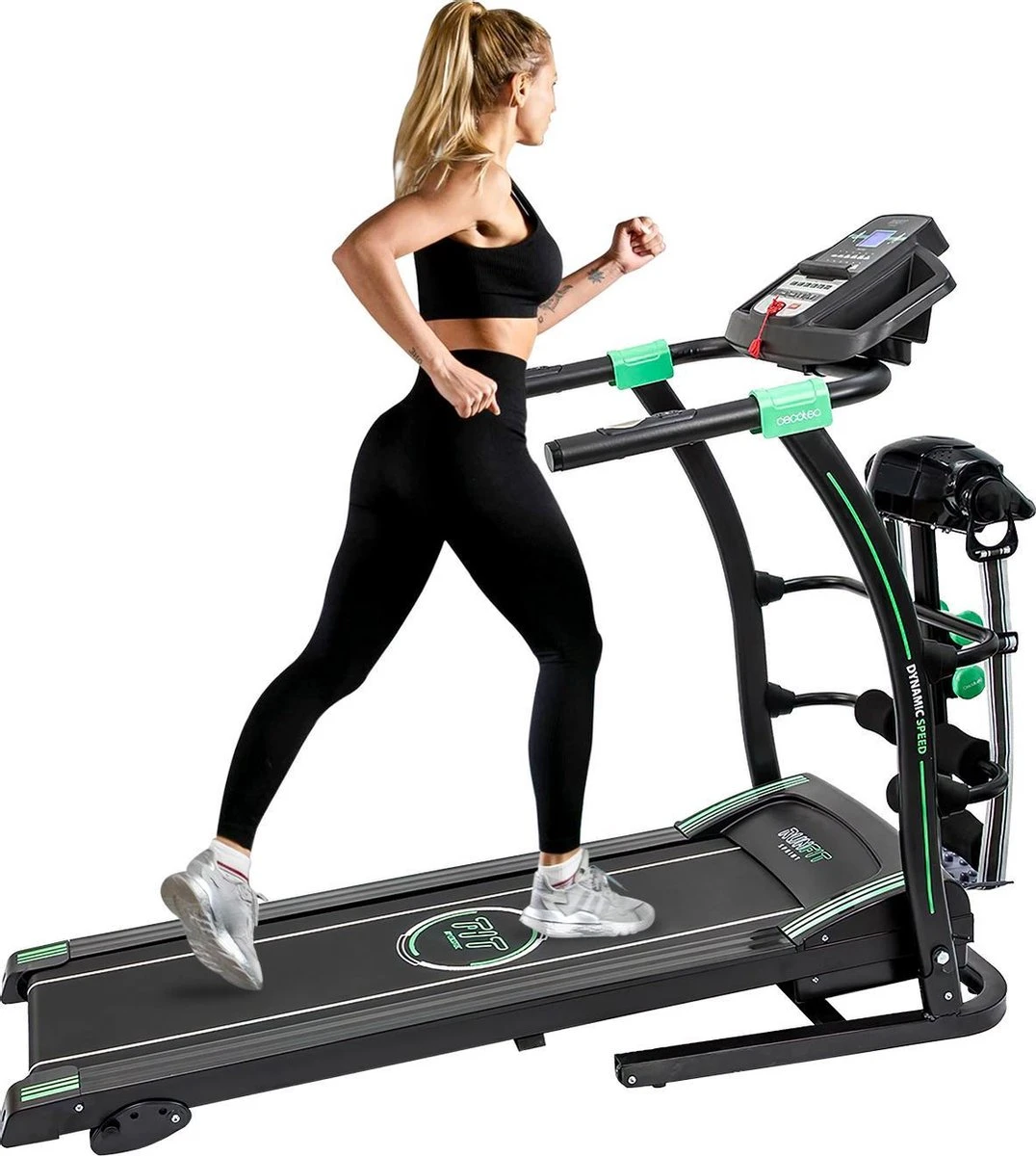 FitBoostR Loopband Inklapbaar 14 Km/h Fitness - Met Massageriem En Hartslagfunctie 1 FitBoostR Loopband Inklapbaar 14 Km/h Fitness - Met Massageriem En Hartslagfunctie