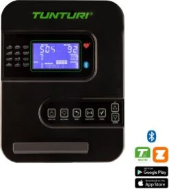 Tunturi Star Fit E100 HR I Plus Hometrainer - Ergometer - Fitnessfiets - Bluetooth - 21 Trainingsprogramma's - 16 Weerstandniveaus - Kleur: Zwart -FitForce Outlet Winkel 1079x1200