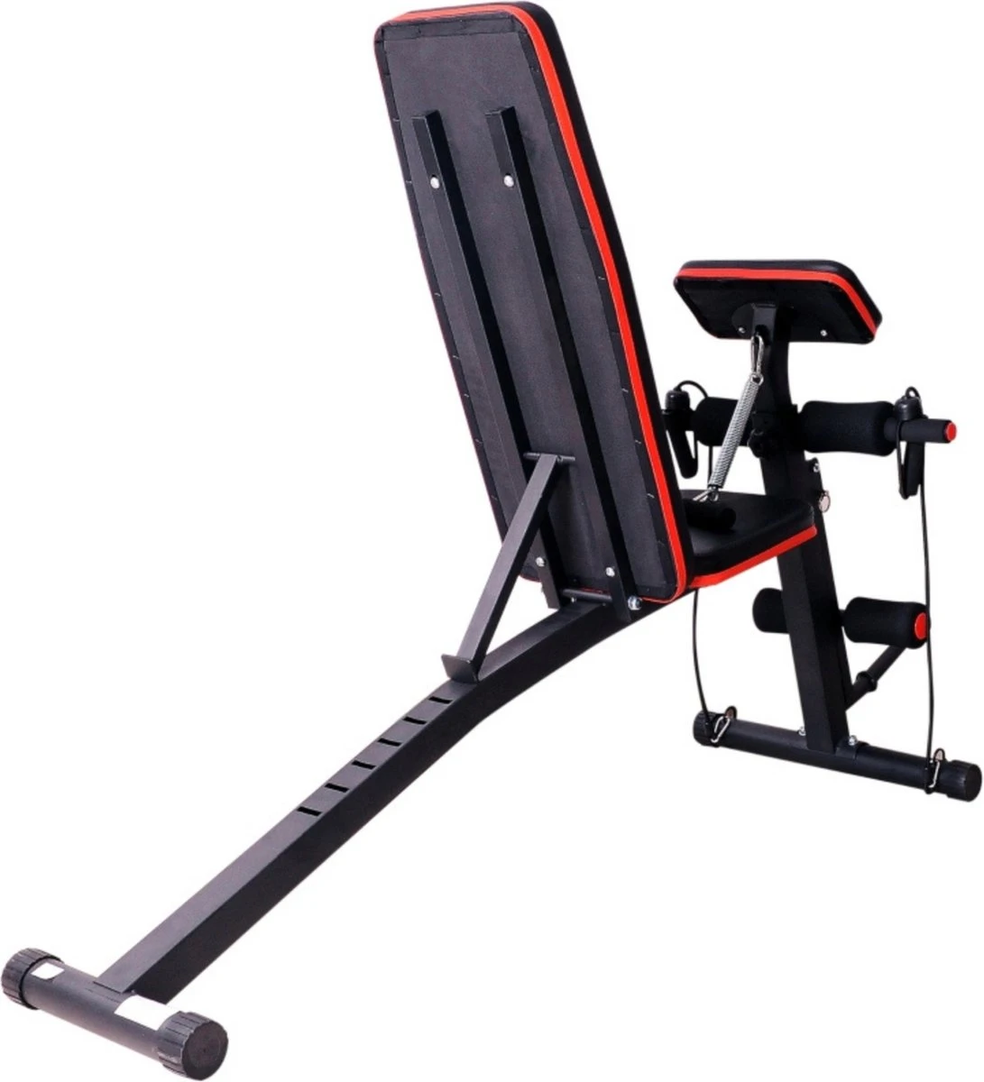 Fitnessbank - Halterbank Verstelbaar - Halterbank - Buikspierbank - Beentrainer - Fitness - 153 X 53 X 102 Cm 7 Fitnessbank - Halterbank Verstelbaar - Halterbank - Buikspierbank - Beentrainer - Fitness - 153 X 53 X 102 Cm - Afbeelding 7