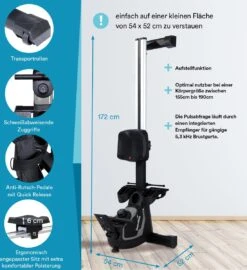 Skandika Venn Roeimachine – Roeitrainers - Roeimachine - Home Roeiapparaat Fitness - Tablet Houder, Roeier Met Multifunctionele Computer, 8 Weerstandsniveaus Instelbaar, Onderhoudsarm - Fitnessapparaten - Grijs -FitForce Outlet Winkel 1098x1200 4