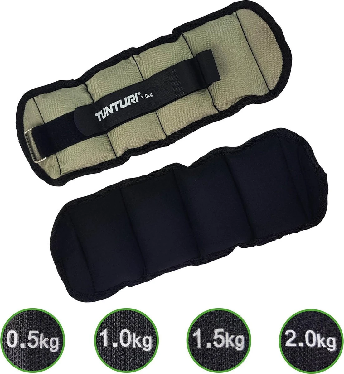 Tunturi Enkelgewichten En Polsgewichten - Gewichten - 2 X 1,0kg - Grijs 6 Tunturi Enkelgewichten En Polsgewichten - Gewichten - 2 X 1,0kg - Grijs - Afbeelding 6