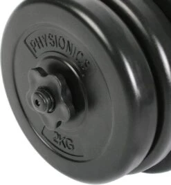 Dumbell - Dumbells Set - 20 Kg - 25 Mm - Kunststof - Zwart -FitForce Outlet Winkel 1104x1200