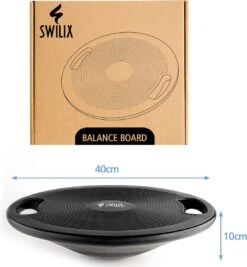 Swilix ® Balance Board - Balansbord Ø40 Cm - Balanstrainer Met 2 Handgrepen - Zwart 11 Swilix ® Balance Board - Balansbord Ø40 Cm - Balanstrainer Met 2 Handgrepen - Zwart -FitForce Outlet Winkel 1109x1200