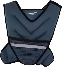 Tunturi Gewichstvest - Gewichtvest - Weight Vest - Gewichtsvest Hardlopen - Verstelbaar - 5kg - Grijs -FitForce Outlet Winkel 1113x1200