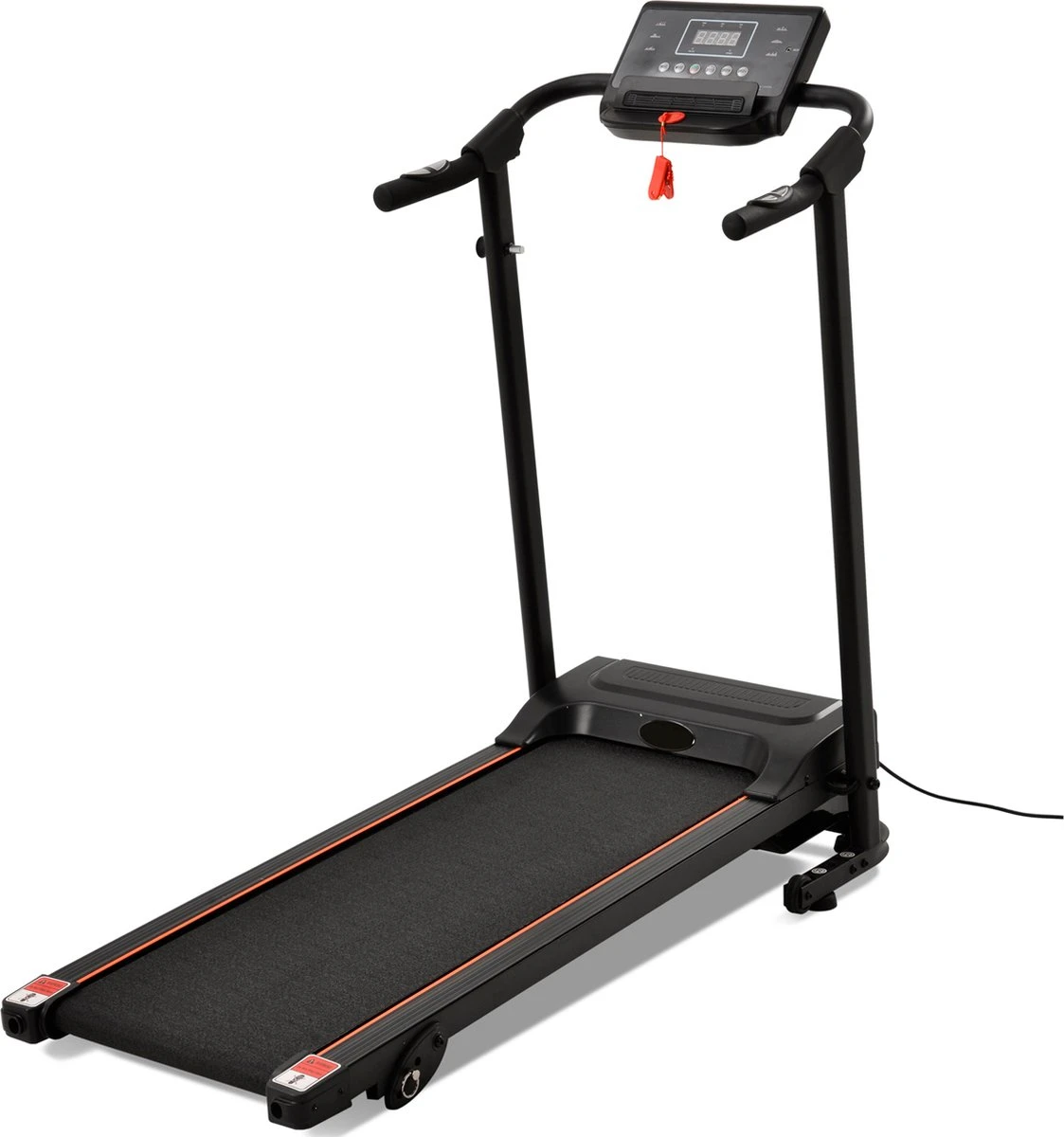 YJZQ Opvouwbare Loopband Voor Thuis - 1.5HP Elektrisch Gemotoriseerde Loopband Running Exercise Machine Met LCD-scherm -1-12KM / H - 12 Programma's Met Telefoonhouder Voor Home Gym Fitness Workout Jogging Walking-Black 14 YJZQ Opvouwbare Loopband Voor Thuis - 1.5HP Elektrisch Gemotoriseerde Loopband Running Exercise Machine Met LCD-scherm -1-12KM / H - 12 Programma's Met Telefoonhouder Voor Home Gym Fitness Workout Jogging Walking-Black - Afbeelding 14