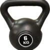 Merkloos Kettlebell - Fitness - Kettlebells - Gewichten - 6kg - Zwart