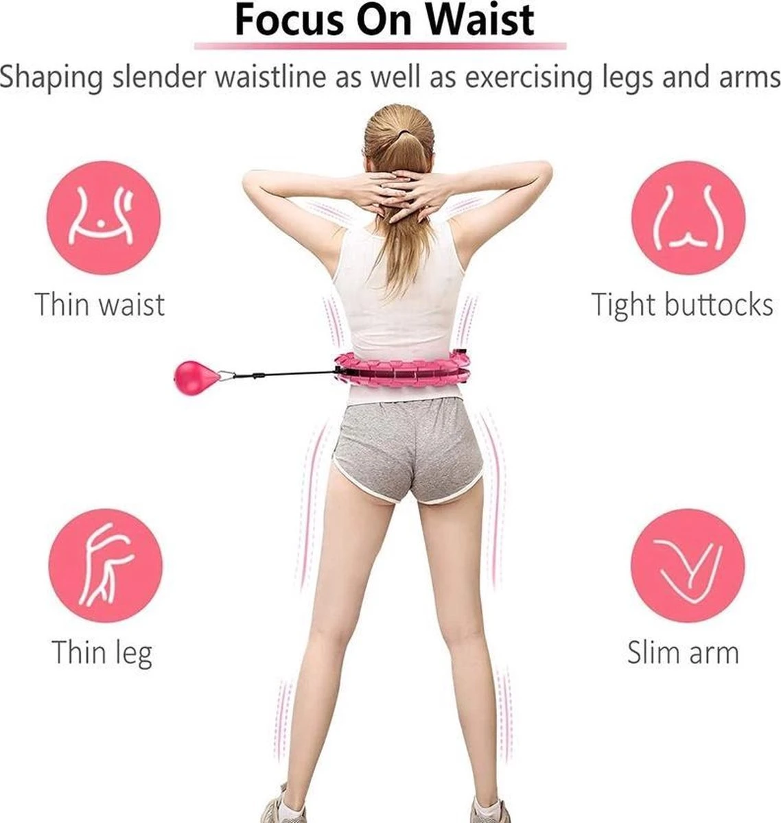 Morgenstern - Fitness Hoelahoep - Hoelahoep - Weighted Hula Hoop - Volwassenen Hoelahoeps - 1,7 Kg 3 Morgenstern - Fitness Hoelahoep - Hoelahoep - Weighted Hula Hoop - Volwassenen Hoelahoeps - 1,7 Kg - Afbeelding 3