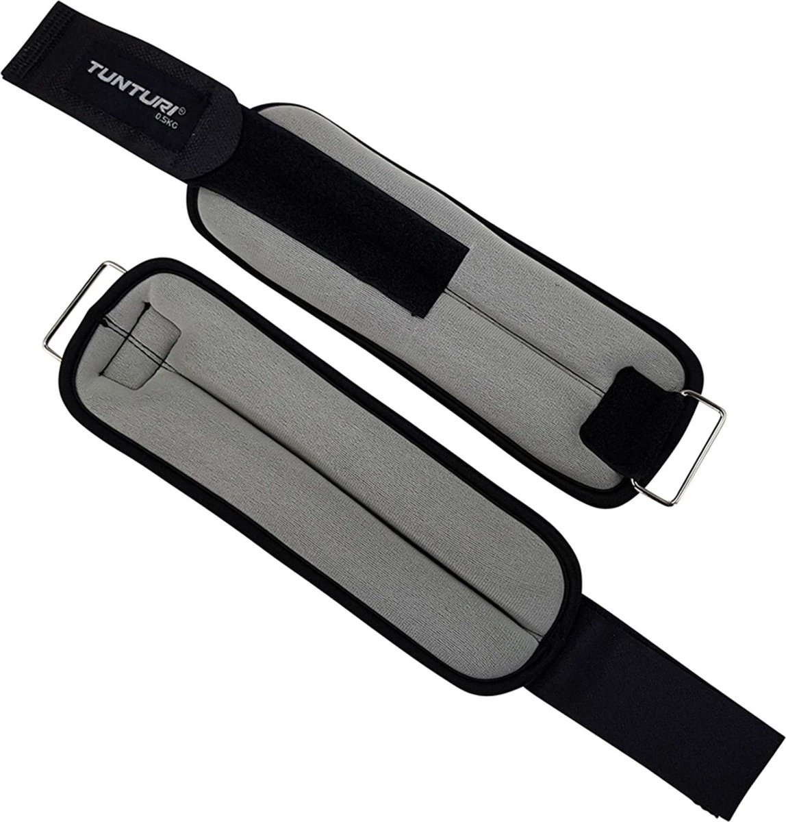 Tunturi Variabel Enkelgewichten En Polsgewichten - 2x 0,5 Kg - Grijs 2 Tunturi Variabel Enkelgewichten En Polsgewichten - 2x 0,5 Kg - Grijs - Afbeelding 2