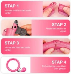 Belenthi Verstelbare Fitness Hoelahoep Met Gewicht - Voor Volwassenen En Kinderen - Weighted Hula Hoop - Smart Hoepel - Roze -FitForce Outlet Winkel 1149x1200 2