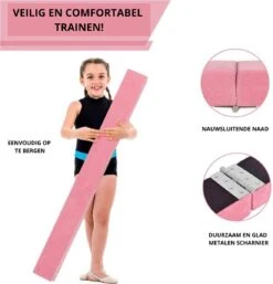 Opvouwbare Turnbalk Roze ⭐ Gratis Oefenvideo`s ⭐ Ideale Compacte Balk Om Thuis Oefeningen Op Te Turnen | Opvouwbare Evenwichtsbalk -FitForce Outlet Winkel 1153x1200 4