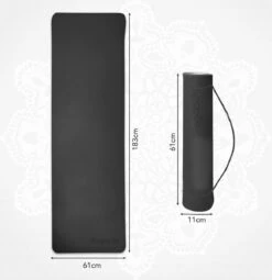 LifeGoods Yogamat - 61x183x0,6cm - Draagriem - Extra Dik - Zwart/Grijs 11 LifeGoods Yogamat - 61x183x0,6cm - Draagriem - Extra Dik - Zwart/Grijs -FitForce Outlet Winkel 1161x1200 2