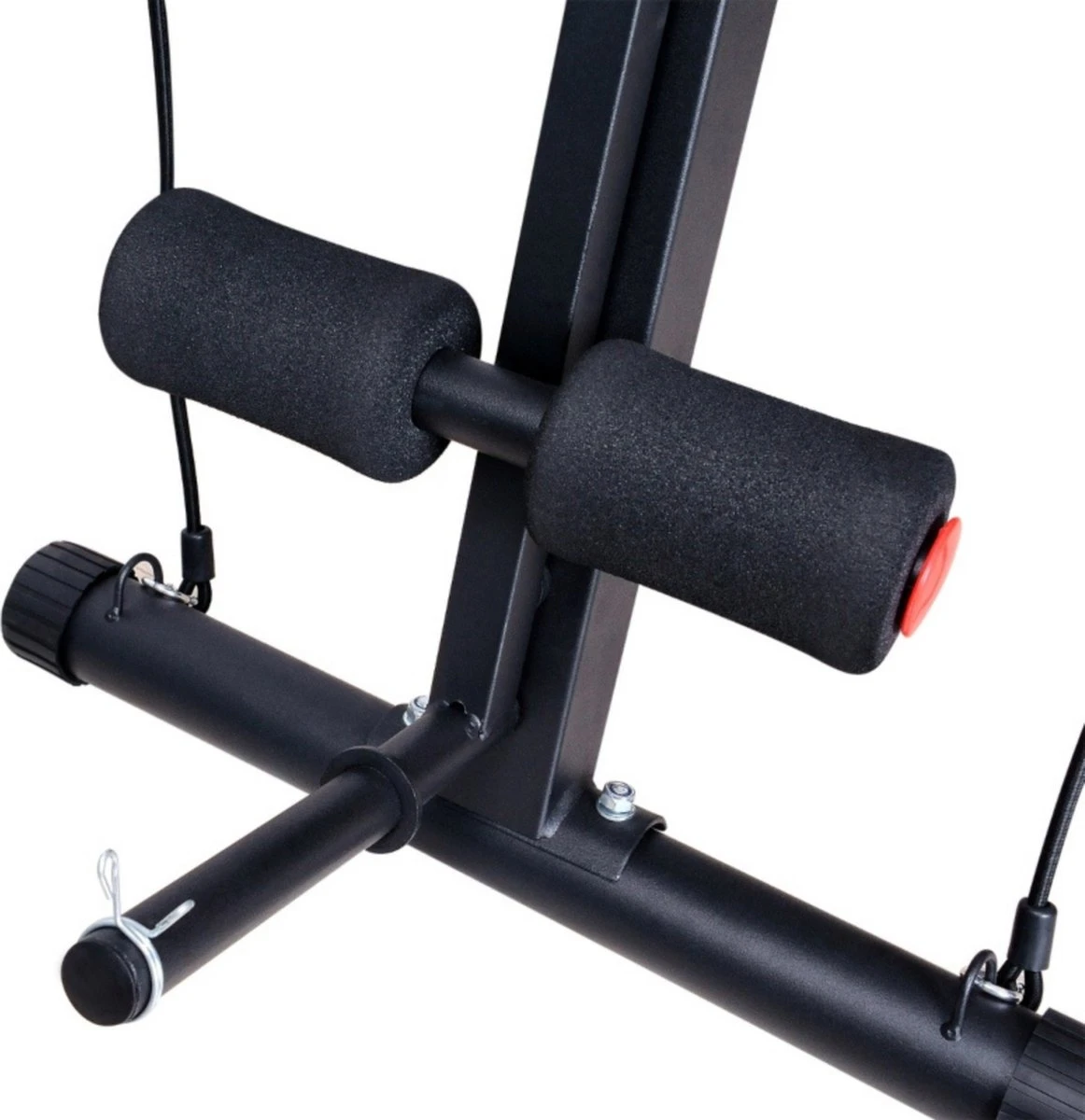 Fitnessbank - Halterbank Verstelbaar - Halterbank - Buikspierbank - Beentrainer - Fitness - 153 X 53 X 102 Cm 8 Fitnessbank - Halterbank Verstelbaar - Halterbank - Buikspierbank - Beentrainer - Fitness - 153 X 53 X 102 Cm - Afbeelding 8