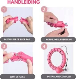 Hula Hoop Fitness - Met Gewicht - Hoepel Fitness - Volwassenen & Kinderen - Roze - Afvallen - Afslanken -FitForce Outlet Winkel 1163x1200 1