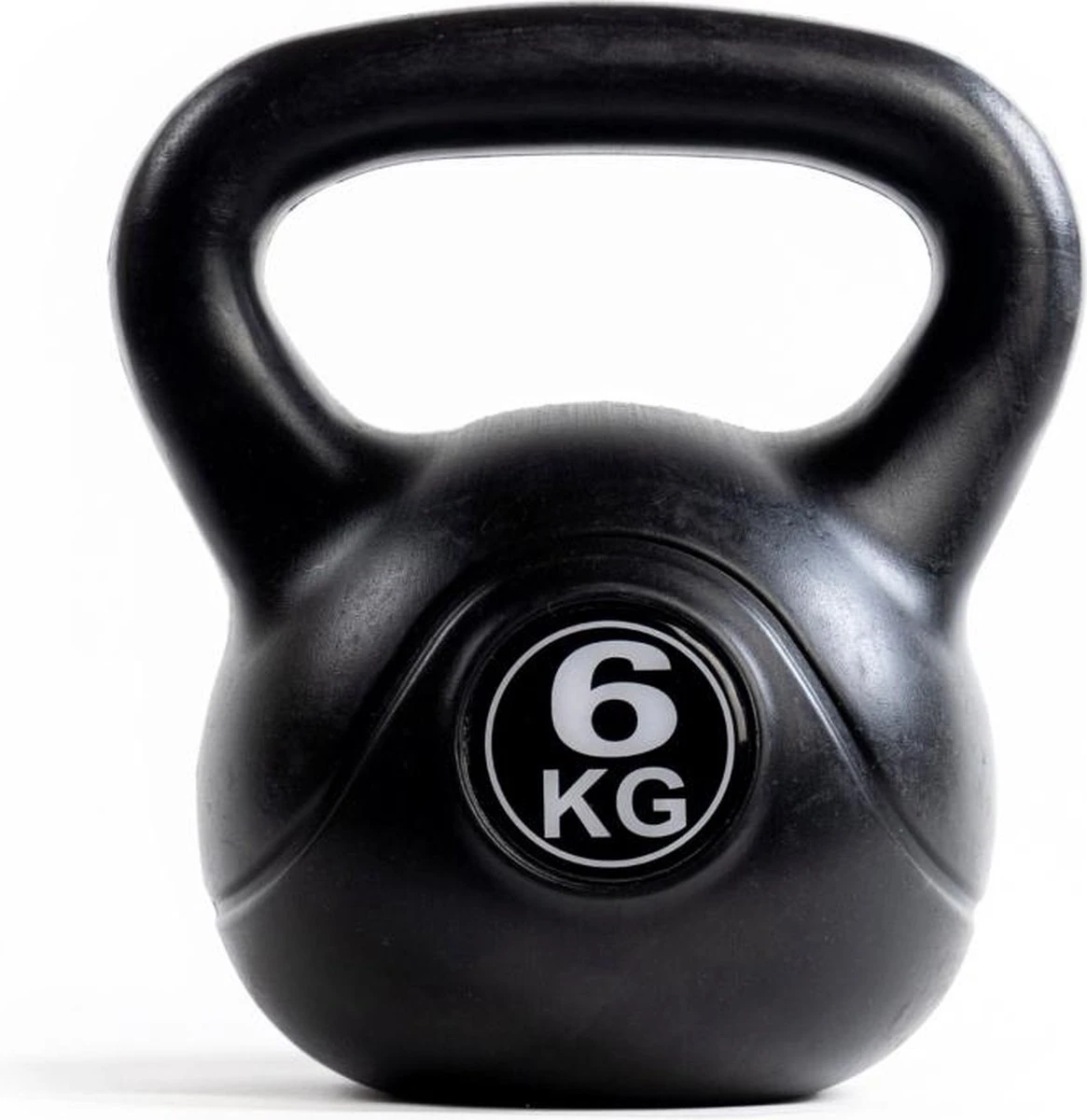 WAYS. Kettlebell - 6 KG - PVC - Zwart 1 WAYS. Kettlebell - 6 KG - PVC - Zwart
