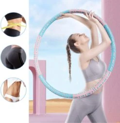 Fitlab Fitness Hoelahoep Met Gewicht - Roze/Blauw - 1 Tot 4 KG - Volwassenen - Hula Hoop /Sport Hoepel/Weight Hoop -FitForce Outlet Winkel 1171x1200 9