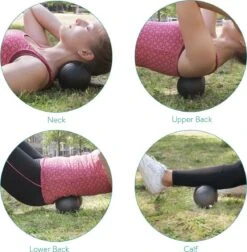 Navaris 2x Peanut Duo Massage Ball - In Twee Maten - Bal Voor Zelfmassage - Triggerpoint Massage - Massagebal In Pindavorm - Verschillende Kleuren -FitForce Outlet Winkel 1175x1200