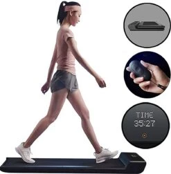 WalkingPad A1 PRO 746W Inklapbaar Elektrisch Loopband Fitness Walking Pad-0.5~6km/h -Automatische Snelheidsregeling Workout App-met LED Scherm/Afstandsbediening/Wiel-voor Thuis En Kantoor -FitForce Outlet Winkel 1178x1200 2
