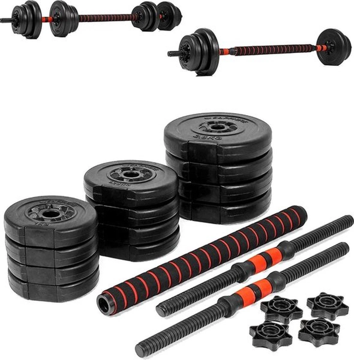 SOUTHWALL Dumbbells Set Verstelbaar Met Halterstang Tot 40kg – Verstelbare Halterset – Fitness Stang – Fitness Gewichten Set – Professionele 2-in-1 Dumbbellset – Home Gym – Krachttraining – Gebruiksvriendelijk – Multifunctioneel – Dumbell Set 40 Kg 5 SOUTHWALL Dumbbells Set Verstelbaar Met Halterstang Tot 40kg – Verstelbare Halterset – Fitness Stang – Fitness Gewichten Set – Professionele 2-in-1 Dumbbellset – Home Gym – Krachttraining – Gebruiksvriendelijk – Multifunctioneel – Dumbell Set 40 Kg - Afbeelding 5
