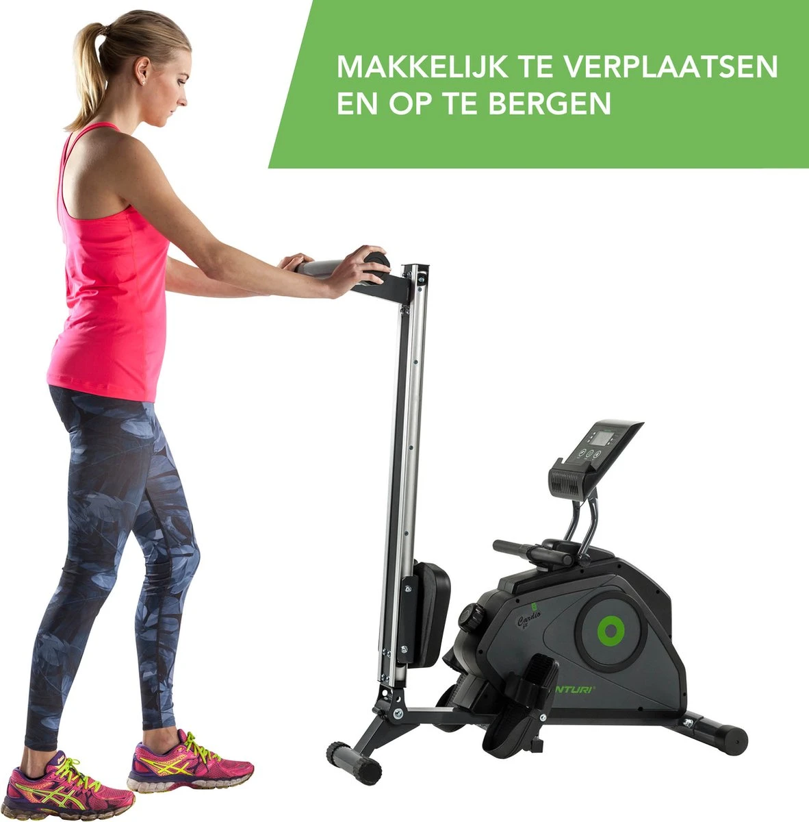 Tunturi Cardio Fit R30 Roeitrainer - Inklapbaar - Roeimachine Met 8 Weerstandsniveaus - Roeiapparaat Voor Thuis - Incl. Tablethouder 6 Tunturi Cardio Fit R30 Roeitrainer - Inklapbaar - Roeimachine Met 8 Weerstandsniveaus - Roeiapparaat Voor Thuis - Incl. Tablethouder - Afbeelding 6