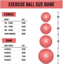 Fashion 33 Oefenbal - 55 Tot 85 Cm Extra Dikke Anti-Barst Yoga Bal Met Luchtpomp - Oefenbal Voor Fitness, Pilates, Zwangerschap, Kantoor - Core Training - Pilates Bal - Zitbal Kantoor Ergonomisch 7 Fashion 33 Oefenbal - 55 Tot 85 Cm Extra Dikke Anti-Barst Yoga Bal Met Luchtpomp - Oefenbal Voor Fitness, Pilates, Zwangerschap, Kantoor - Core Training - Pilates Bal - Zitbal Kantoor Ergonomisch -FitForce Outlet Winkel 1182x1200 6