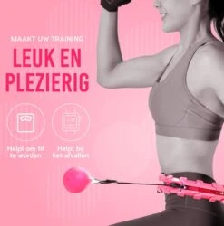 Merkloos Smart Hula Hoop Fitness - Hoelahoep Met Gewicht Voor Volwassenen En Kinderen - Fitness Hoelahoep - Hoepel Fitness -FitForce Outlet Winkel 1185x1200 1