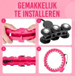 Merkloos Smart Hula Hoop Fitness - Hoelahoep Met Gewicht Voor Volwassenen En Kinderen - Fitness Hoelahoep - Hoepel Fitness -FitForce Outlet Winkel 1185x1200 2