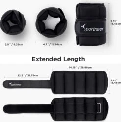 Gewichtsmanchetten, Verstelbare Enkelgewichten Set, Voet-/polsgewicht Manchetten, 1,0 Kg Tot 4,6 Kg Gewichten, 1 Paar Voor Benen En Armen, Verpakking Van 2 Stuks Voor Fitness, Wandelen, Hardlopen 5 Gewichtsmanchetten, Verstelbare Enkelgewichten Set, Voet-/polsgewicht Manchetten, 1,0 Kg Tot 4,6 Kg Gewichten, 1 Paar Voor Benen En Armen, Verpakking Van 2 Stuks Voor Fitness, Wandelen, Hardlopen -FitForce Outlet Winkel 1186x1200