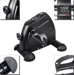 Uten - Mini Bureaufiets - Stoelfiets - Met Computer Deskbike - Bewegingstrainer Met Verstelbare Weerstand - Met LCD Display Inclusief Anti-Slipmat Mini Hometrainer - (6 Functies - Zwart) -FitForce Outlet Winkel 1186x1200 8