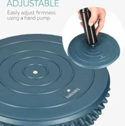 Navaris 2x Balansegel Voor Evenwichtstraining - Evenwichtsegels - Balanstrainers - Set Van 2 Stuks - Diameter 16 Cm - Verschillende Kleuren -FitForce Outlet Winkel 1188x1200 35