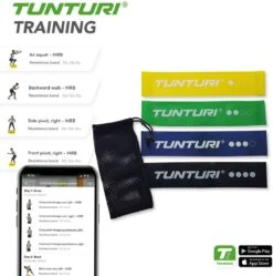 Tunturi 4 Weerstandsbanden Set - Mini Power Body Band - Weerstandsband - Fitness Elastiek - Fitnessband - Trainingsband - Gymnastiekband - Incl. Gratis Fitness App 15 Tunturi 4 Weerstandsbanden Set - Mini Power Body Band - Weerstandsband - Fitness Elastiek - Fitnessband - Trainingsband - Gymnastiekband - Incl. Gratis Fitness App -FitForce Outlet Winkel 1188x1200 42