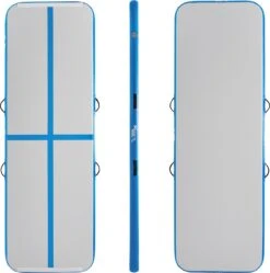 KM-Fit Gymnastiekmat Opblaasbare Airtrack Fitness Sport Gym Mat 3 M Blauw -FitForce Outlet Winkel 1189x1200 4