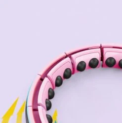 Niftyneeds Hula- Verstelbare Fitness Hoelahoep Met Gewicht En Digitaal Scherm - Hula Hoop Fitness -Hoelahoep Voor Volwassenen En Kinderen - Roze - Digitale Teller -FitForce Outlet Winkel 1192x1200 13