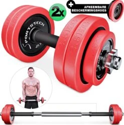 Sportstech AH300 Halterset - Korte&lange Halter Dumbbell Ineen - 30 Kg - Halters - Gewichten -FitForce Outlet Winkel 1193x1200 1