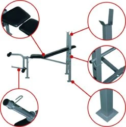 Fitnessbank - Bankdrukbank - Krachttraining - Fitness Bank - Bench Press - Leg Curl 16 Fitnessbank - Bankdrukbank - Krachttraining - Fitness Bank - Bench Press - Leg Curl -FitForce Outlet Winkel 1195x1200 2