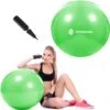 Springos Fitness Bal | Zitbal | Yoga Bal | Fitness | Groen | Inclusief Pomp | 65 Cm