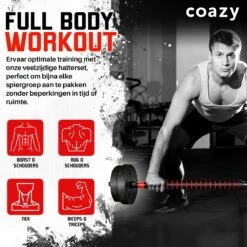 Coazy Dumbell En Barbell Set Verstelbaar - Dumbells - Gewichten Fitness - Halterstang Met Gewichten - Halter 11 Coazy Dumbell En Barbell Set Verstelbaar - Dumbells - Gewichten Fitness - Halterstang Met Gewichten - Halter -FitForce Outlet Winkel 1198x1200 1