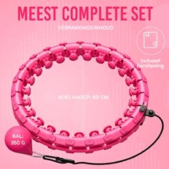 Merkloos Smart Hula Hoop Fitness - Hoelahoep Met Gewicht Voor Volwassenen En Kinderen - Fitness Hoelahoep - Hoepel Fitness -FitForce Outlet Winkel 1198x1200 17